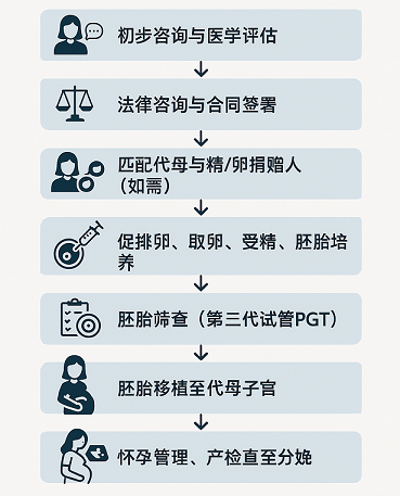 代孕完整流程一览